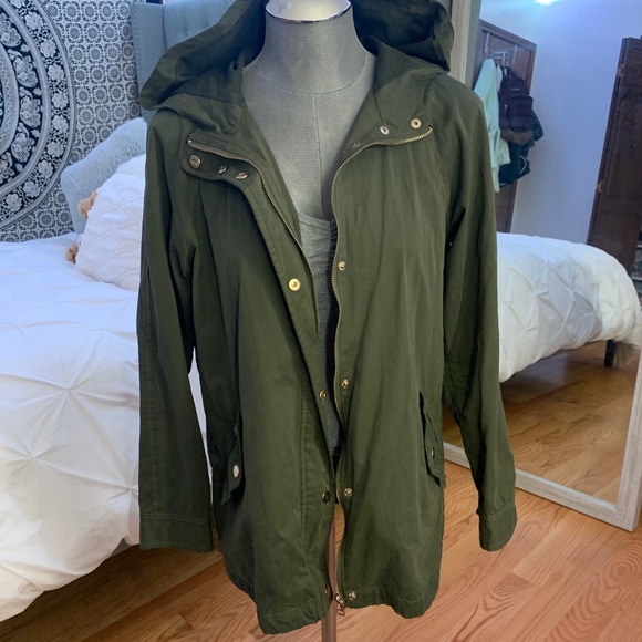 Green Utility Jacket Forever 21 - Picture 3 of 4
